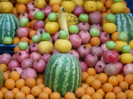 mercato frutta frutti