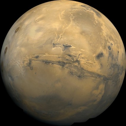 planeta planeta Marte rojo.