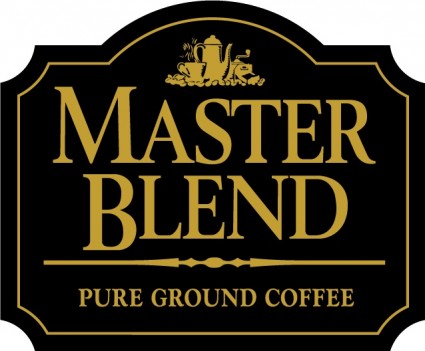 logo de mélange maître café