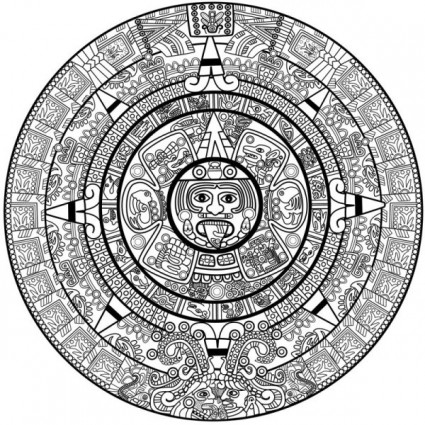 Maya pola vektor