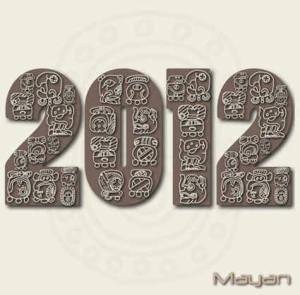 vector de patrones Maya