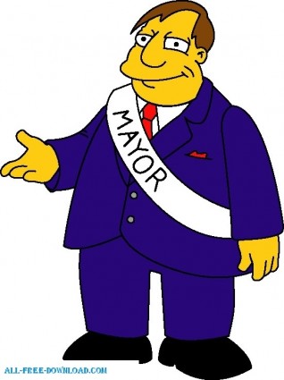 Mayor Quimby The Simpsons