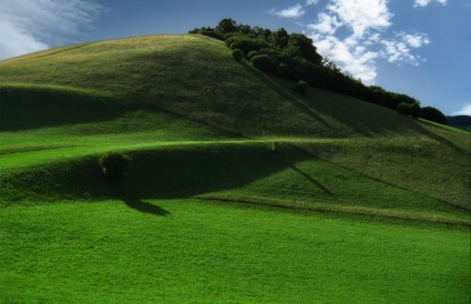 草原の山丘