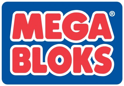 logotipo de blocos de mega