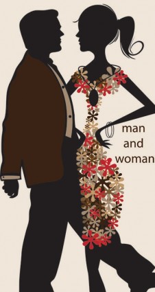 mężczyzn i kobiet wektor