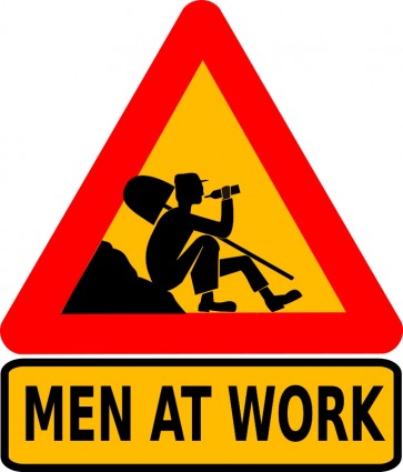uomini al lavoro