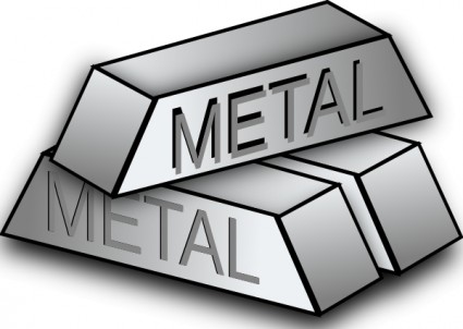 Metall-Block Symbole ClipArt
