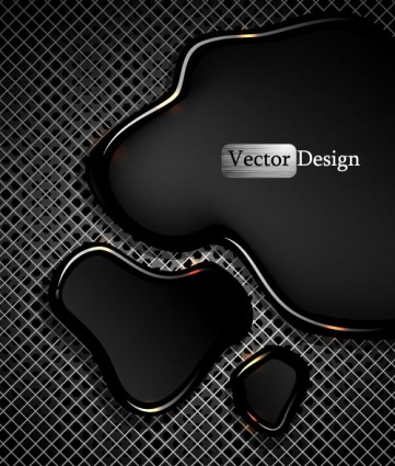 Metal Grid Background Vector