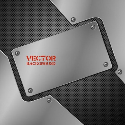 Metallic Stainless Steel Vector