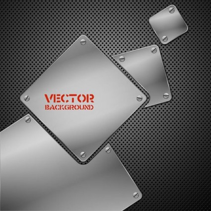 vector metálico de aço inoxidável