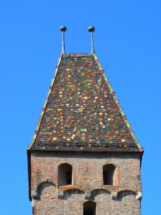 Atap menara Metzger tower