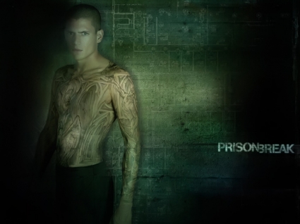 迈克尔 · 斯科菲尔德的纹身的壁纸监狱打破电影