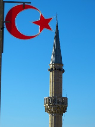 Minarett Moschee Haus des Gebets