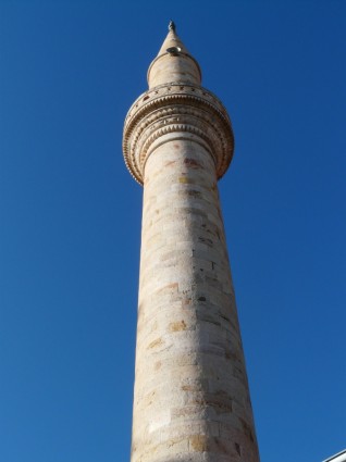 Mesquita de torre de minarete