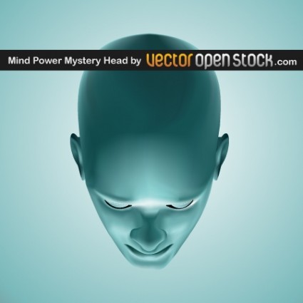 misterio cabeza de la energía de la mente