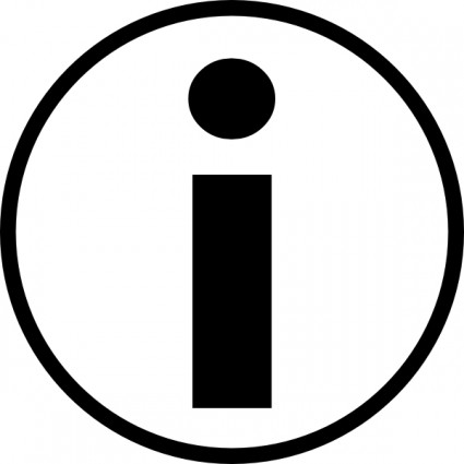 ClipArt simbolo universale informazioni di missiridia