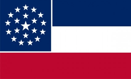 Mississippi drapeau proposition clipart