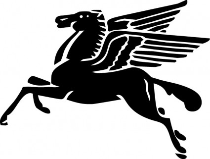logotipo de Mobil pegasus