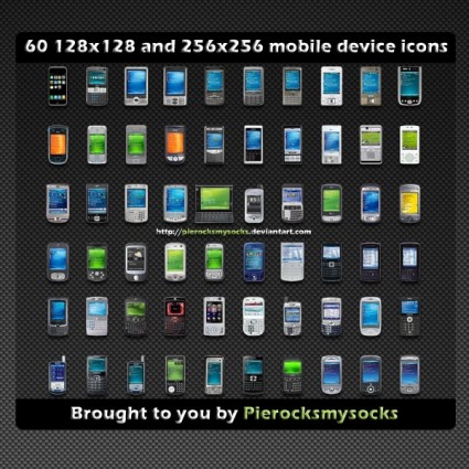 appareil mobile icônes icônes pack