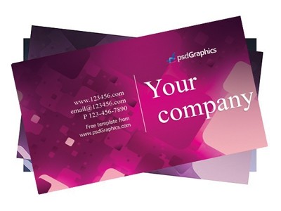 Modern And Stylish Business Card Psd Templates