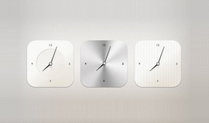 widget orologio moderno