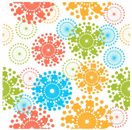 현대 꽃 패턴