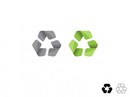 recyclage moderne symbole vecteur