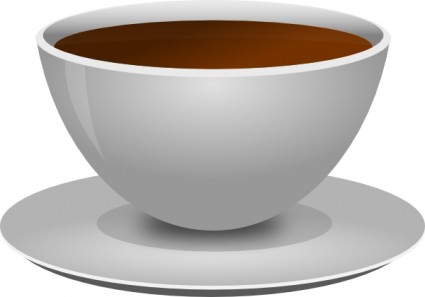 Mokush Realistic Coffee Cup Front D View Clip Art