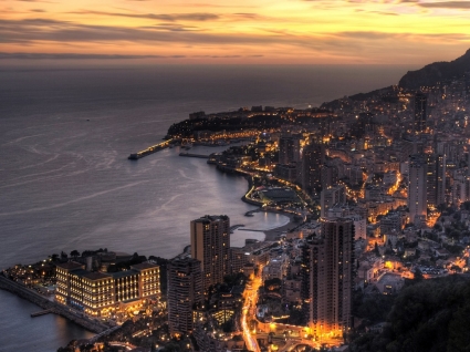 Monaco Stadt Tapete Monaco Welt