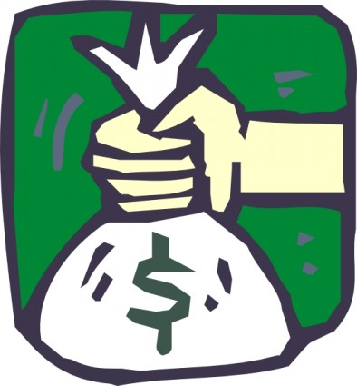 Geld Tasche Symbol ClipArt