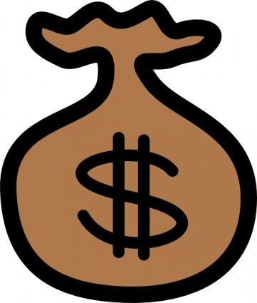 uang tas ikon clip art
