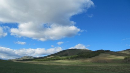 paysage de Mongolie scénique