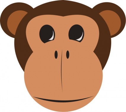 обезьяна лицом