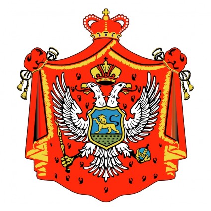 Altes Wappen von Montenegro