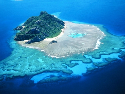 monuriki 섬 벽지 피지 섬 세계