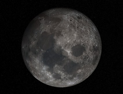 cratera de lua cheia lua