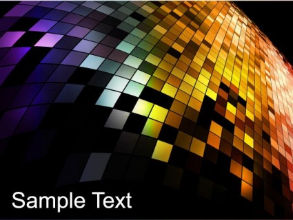 Mosaic Background Vector