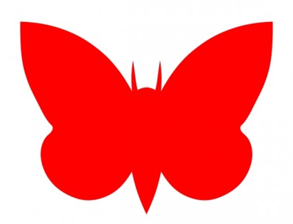 Moth Red Clip Art
