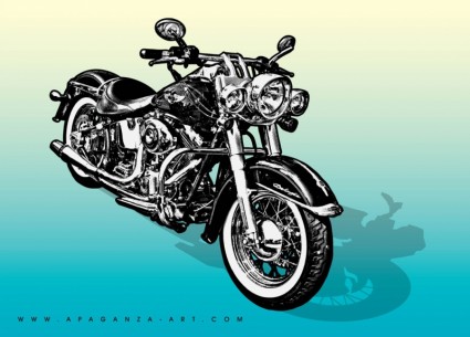 gráficos vectoriales de la motocicleta