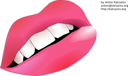 mouh lèvres clip art