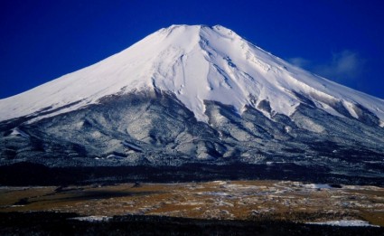 ทิวทัศน์ภูเขาไฟฟูจิญี่ปุ่น