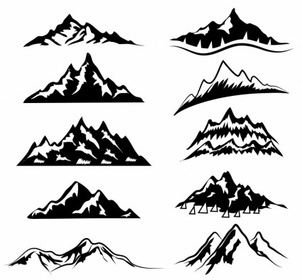 关键词: 岩石 山峰 大纲 素描 山 山脉 插图 绘画 景观 山 绘图 设计