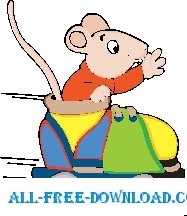 mouse in roller skate