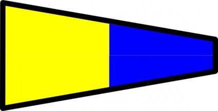 ClipArt bandiera del segnale mritime