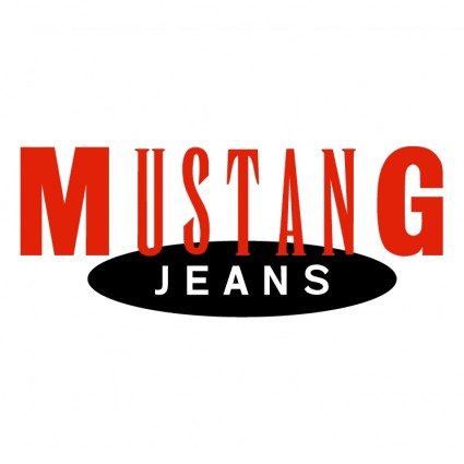 calças de brim do Mustang