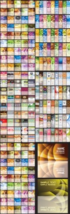n مجموعة متنوعة من قوالب بطاقات ناقلات الخلفية