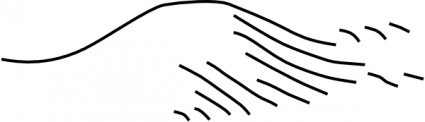 Nailbmb-Kartensymbole Hügel ClipArt
