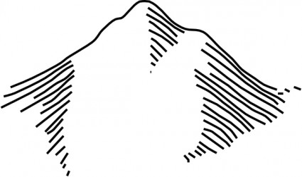 nailbmb peta simbol Gunung clip art