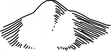 nailbmb mappa simboli montagna ClipArt
