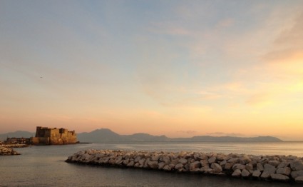 mar de Nápoles Italia